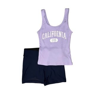 DICK’S Sporting Goods Women’s Shorts and Hollister Women’s Tank Top